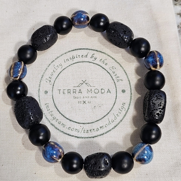Terra Moda Beaded, Gemstone Bracelets, Size Medium, 9.5'' - Picture 3 of 9